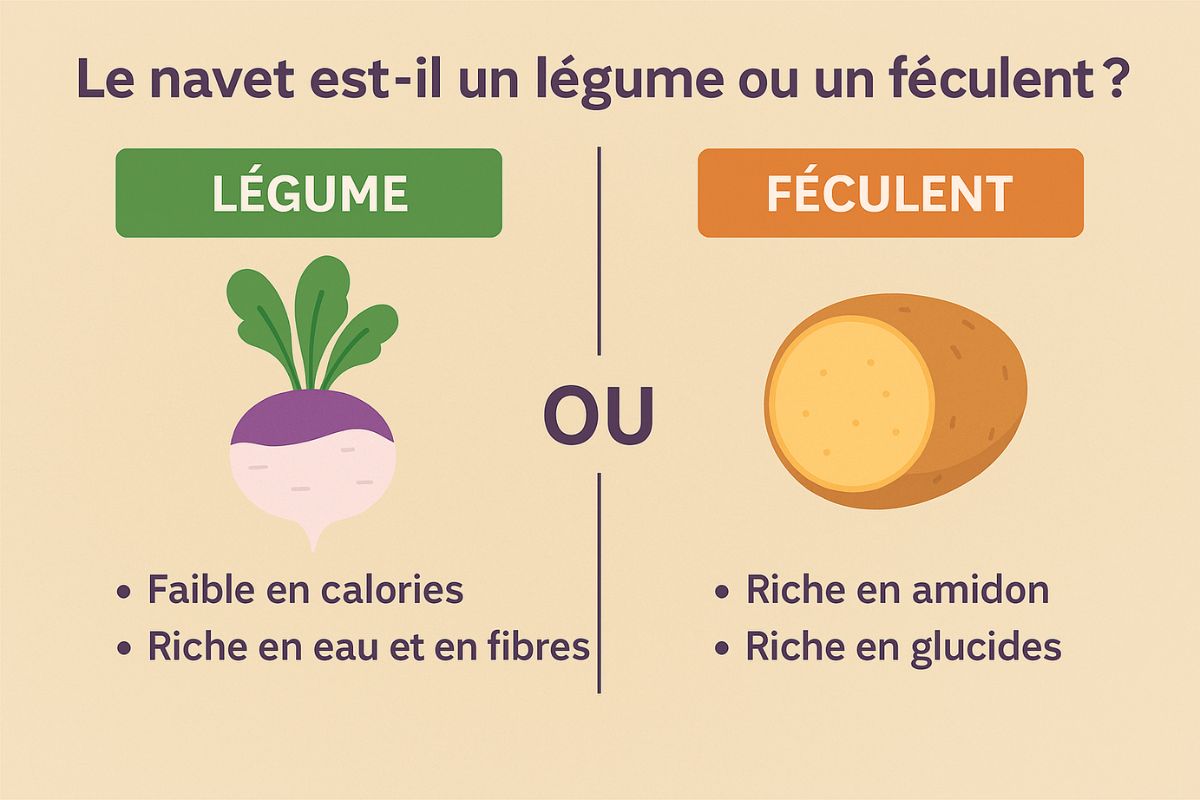 navet _ légume ou bien féculent _ synthèse et tableau de comparaison