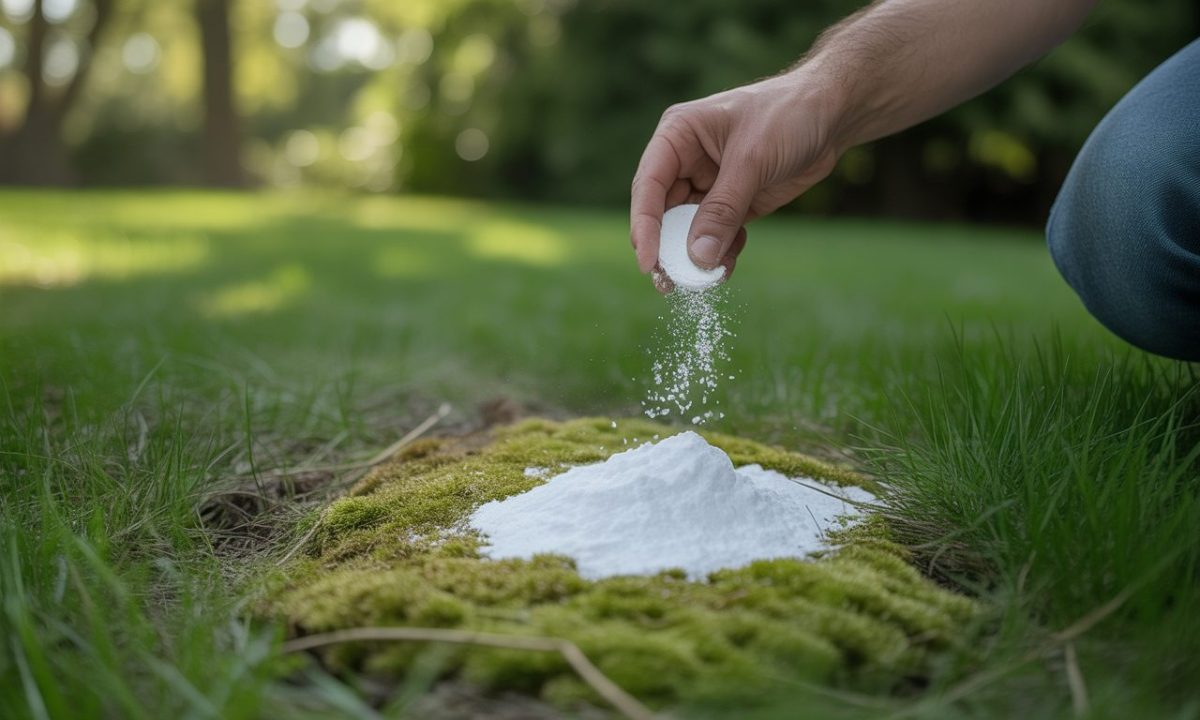 découvrez comment utiliser le bicarbonate de soude pour éliminer efficacement la mousse dans votre pelouse et retrouver un gazon sain et verdoyant.