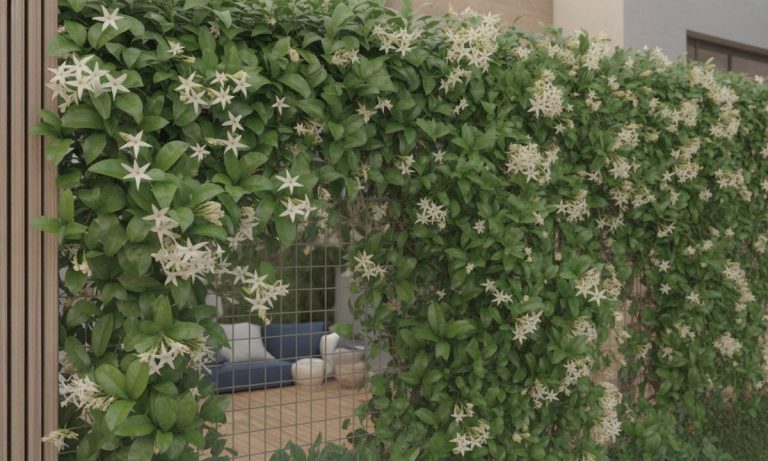 découvrez l'efficacité du jasmin étoilé comme brise-vue naturel et nos conseils pour l'entretenir et l'intégrer facilement dans votre jardin.
