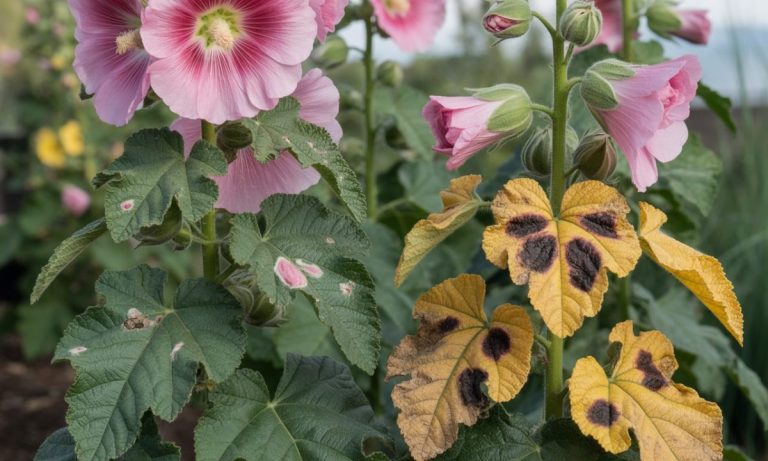 découvrez comment identifier les maladies courantes de la rose trémière pour mieux protéger vos plantes et assurer leur bonne croissance.
