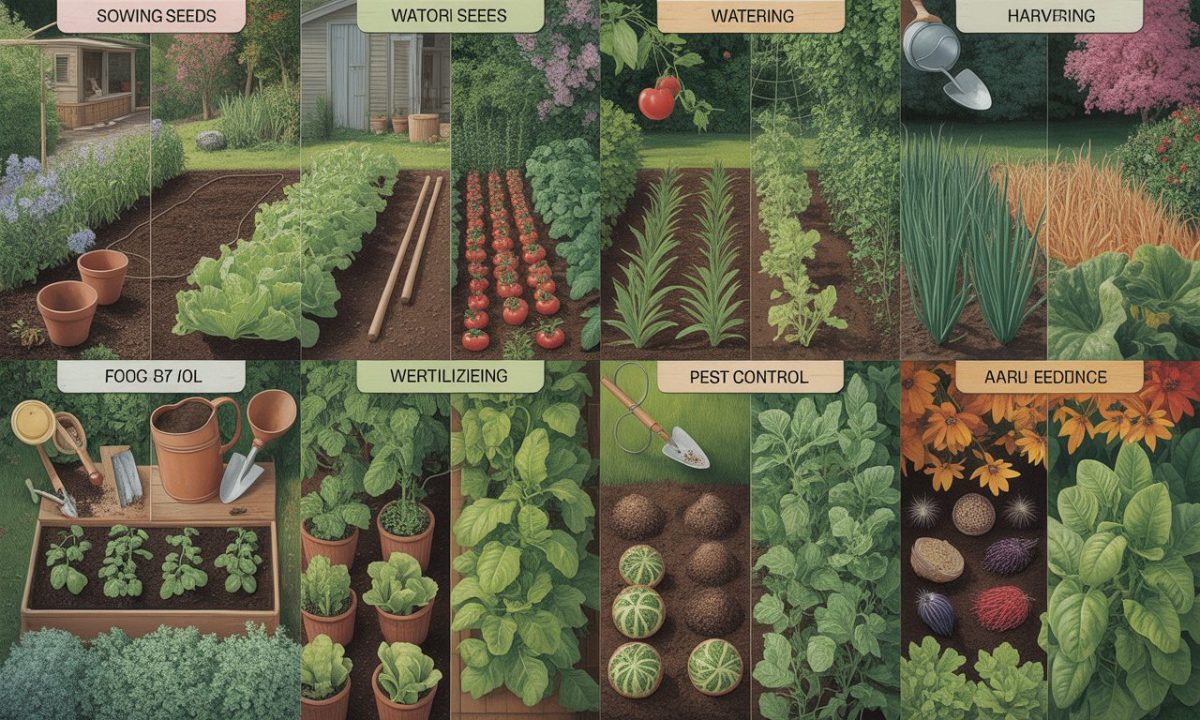 découvrez comment entretenir votre potager mois par mois avec nos conseils sur les semis, l'entretien, les récoltes et les bonnes pratiques pour un jardin productif toute l'année.