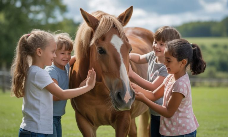 découvrez comment le cheval devient un partenaire essentiel dans l'éducation des enfants, favorisant leur développement affectif, physique et social.
